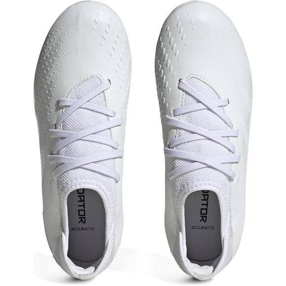 NWT adidas Predator Match Unisex-Child  White/White/Black 4.5 - Picture 4 of 6